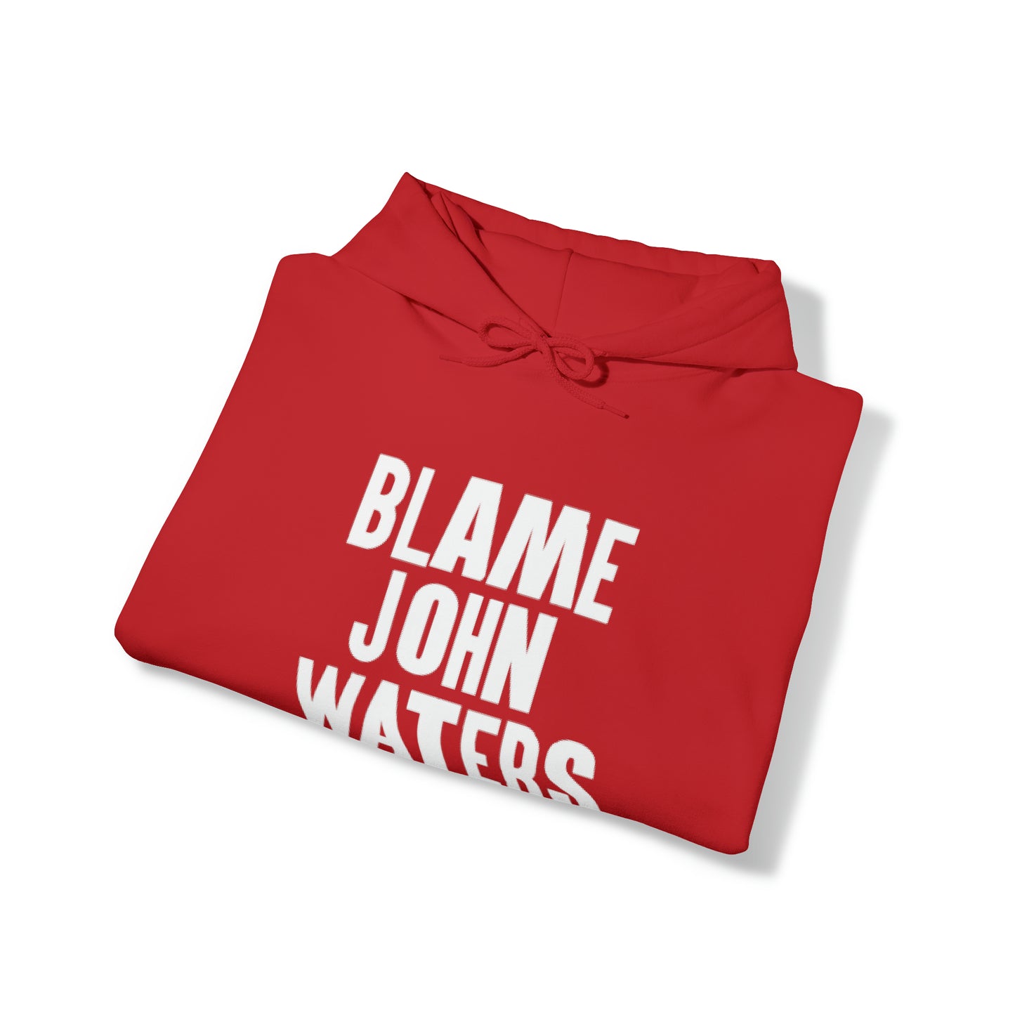 Blame John (White Text) Hoodie
