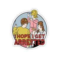 Arrested Sticker