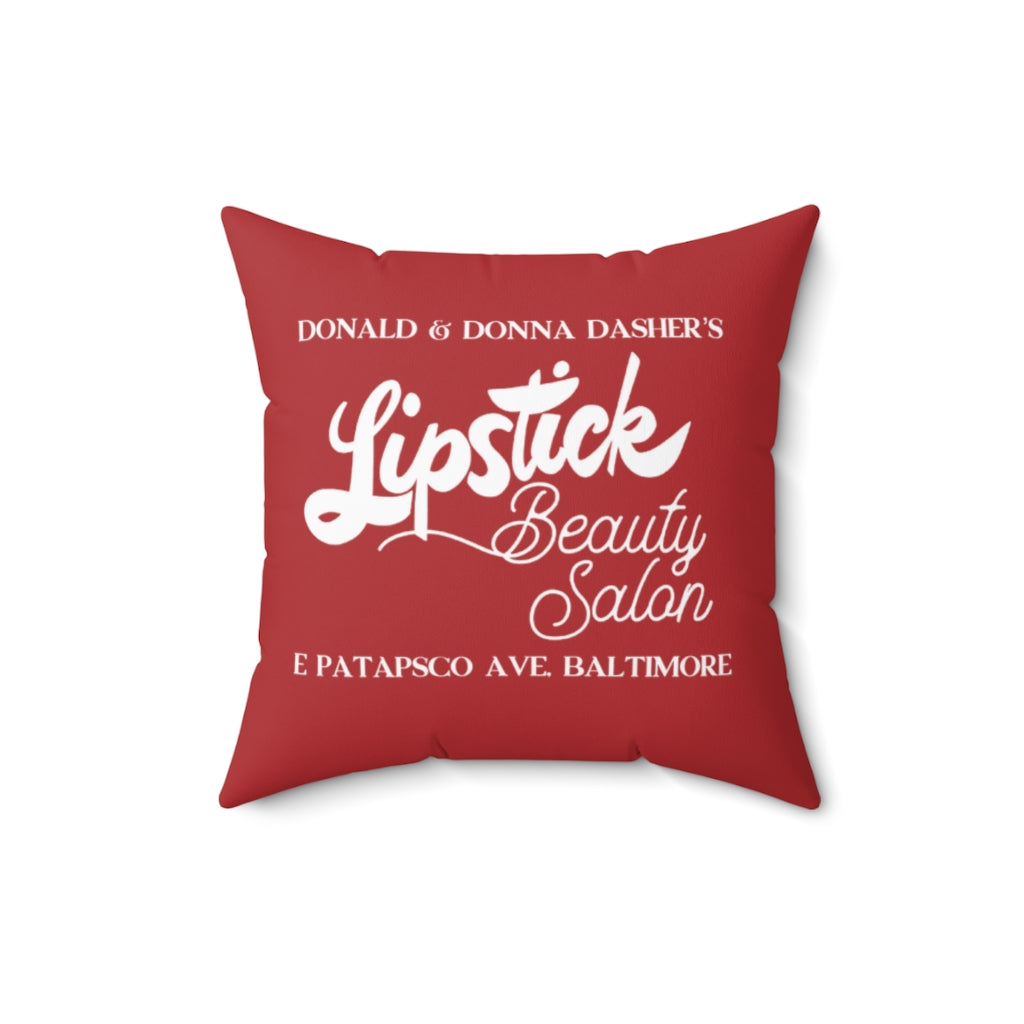 Lipstick Square Pillow