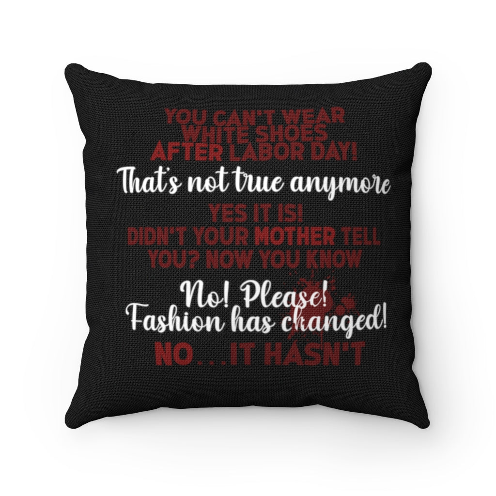 Serial Quotes Square Pillow