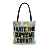 Supreme Court Floral Tote Bag