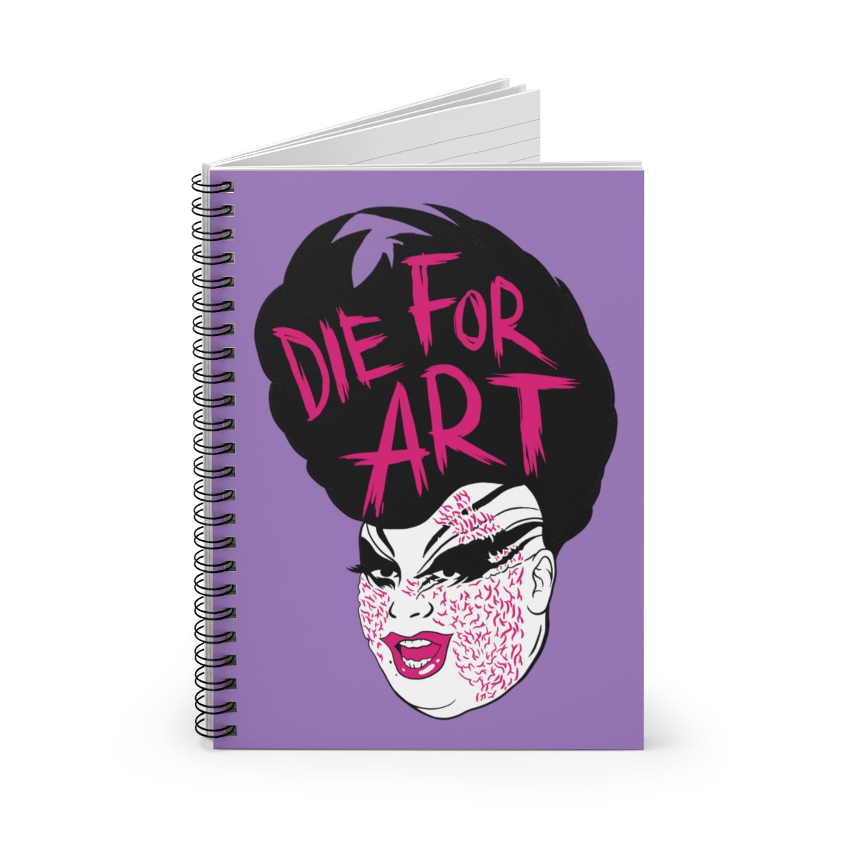 Die For Art Spiral Notebook - Ruled Line - MISTERBNATION